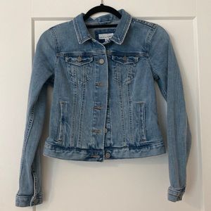 NWT XS petite loft denim jacket
